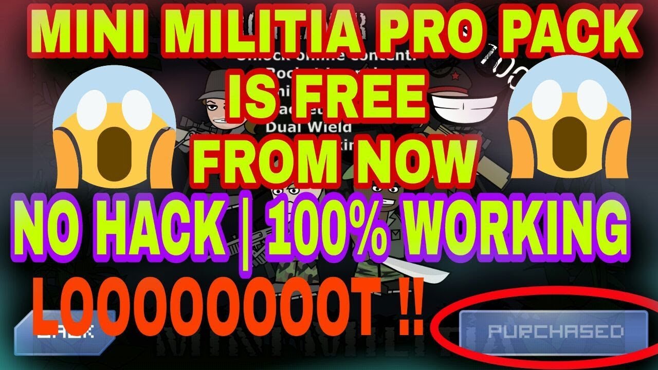 mini militia pro pack free download